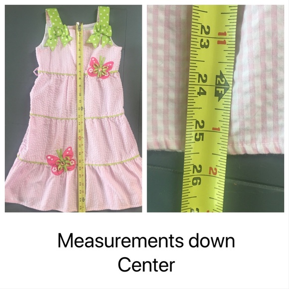 RARE EDITIONS Girls 6x Gingham Sundress - Picture 12 of 12